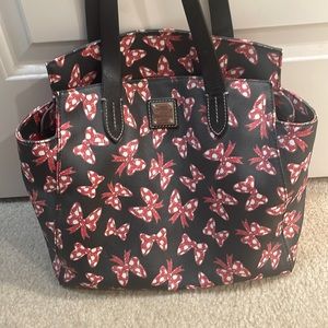 Disney Dooney and Bourke purse Minnie Mouse bow print.